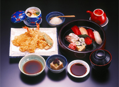 江戸前 寿司と天ぷら定食「さつき」